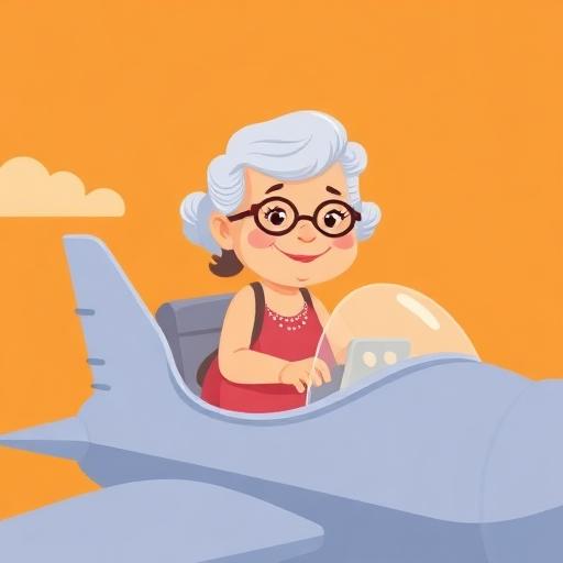 Baka vozi avion